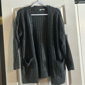 Dark gray cardigan